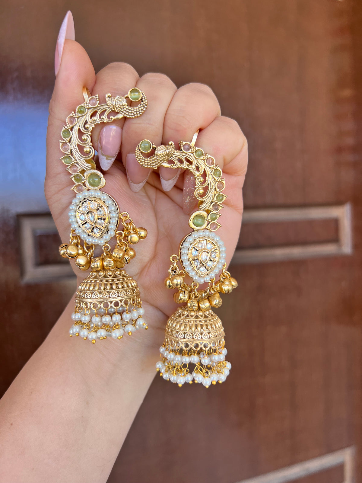 Vibha Kanphool Jhumki Earrings