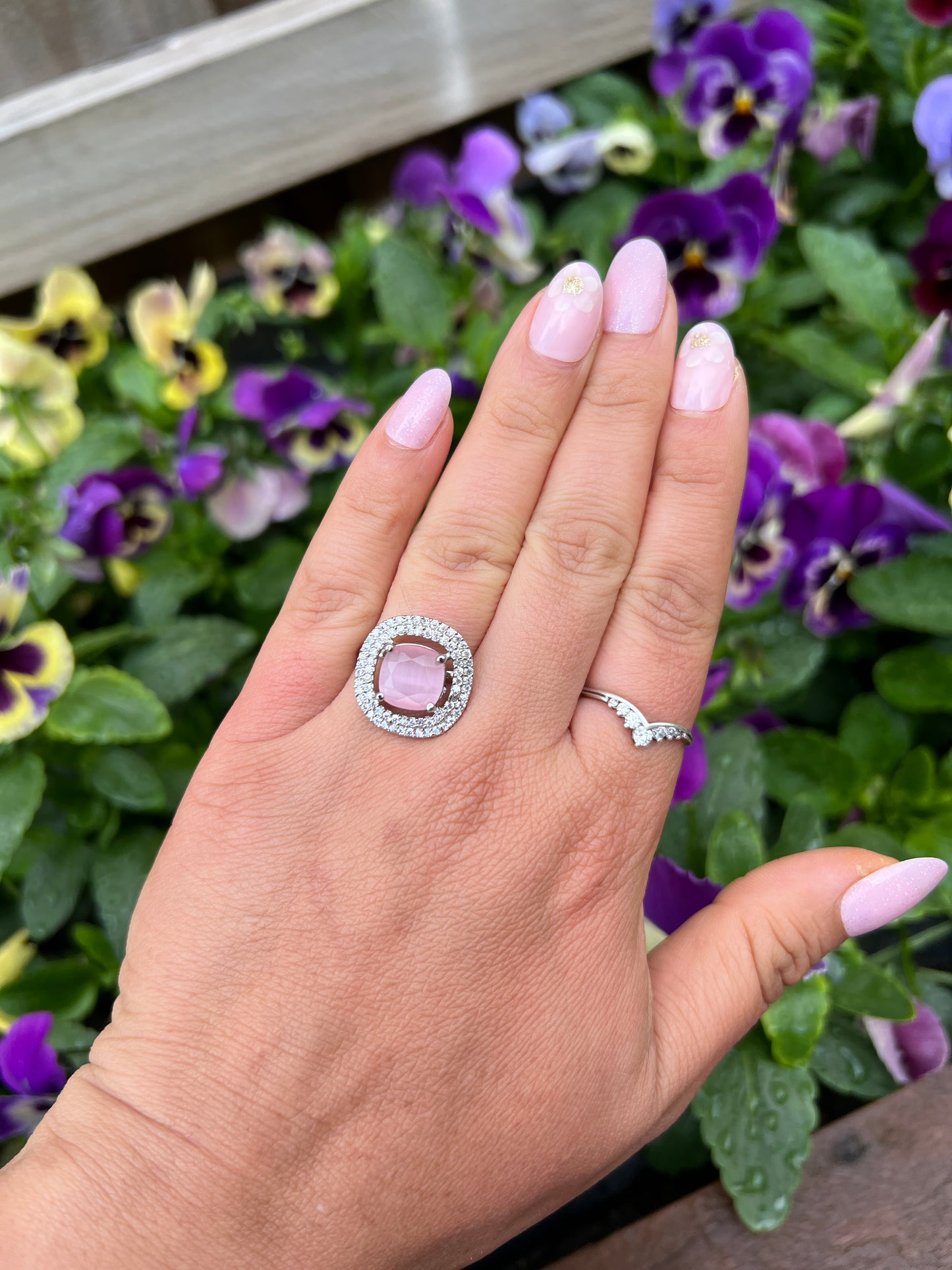 Small American diamond Ring