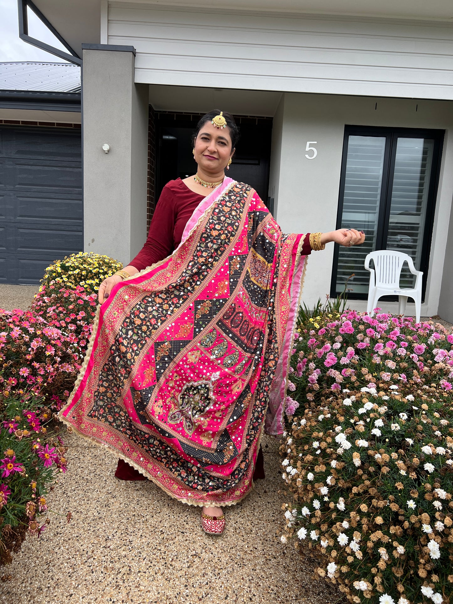 Pakistani mirror Dupatta