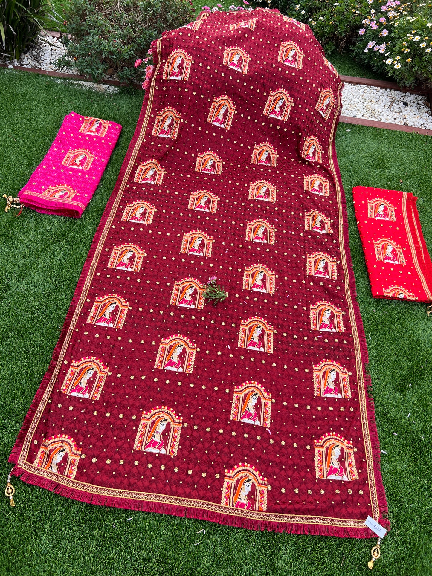 Doli style Full embroidered dupatta