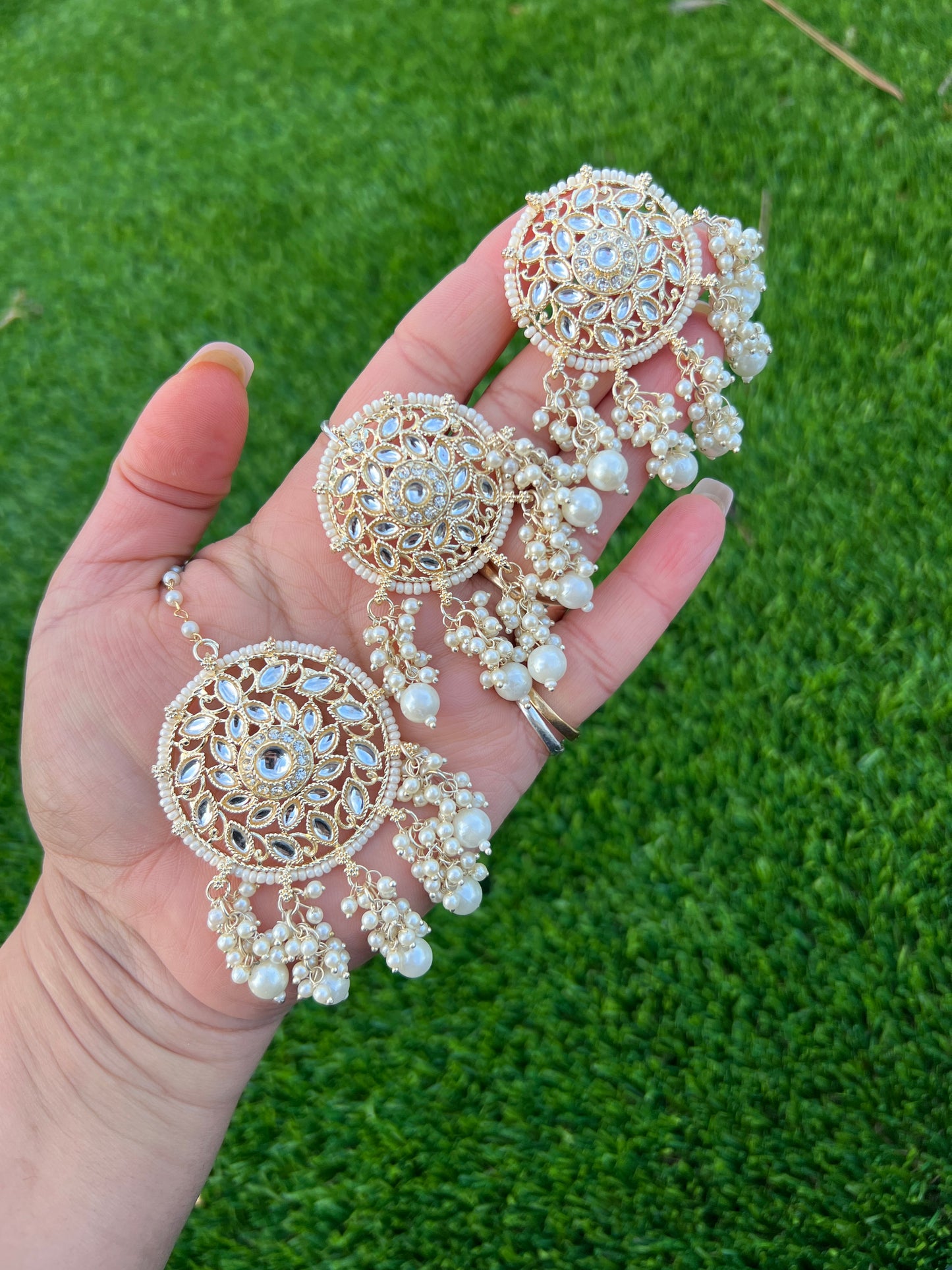 Shubhi earrings tikka set