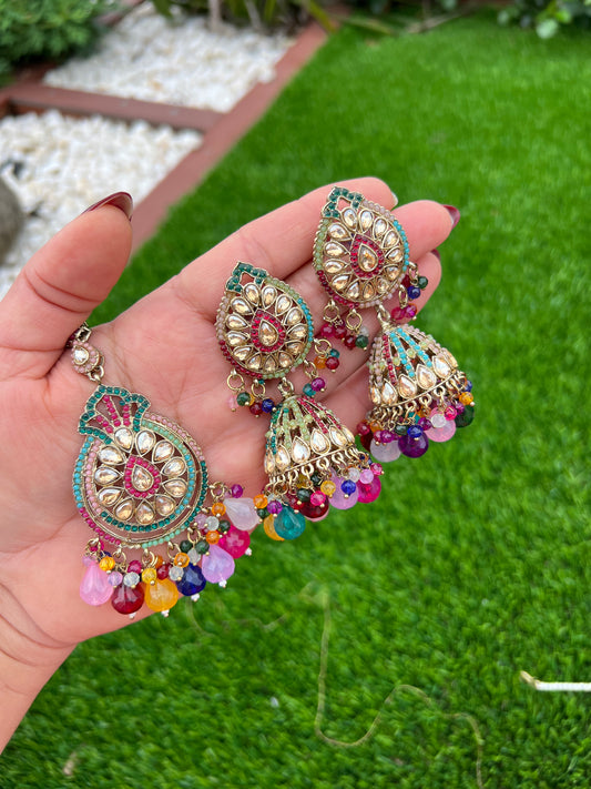 Sana earrings & tikka set