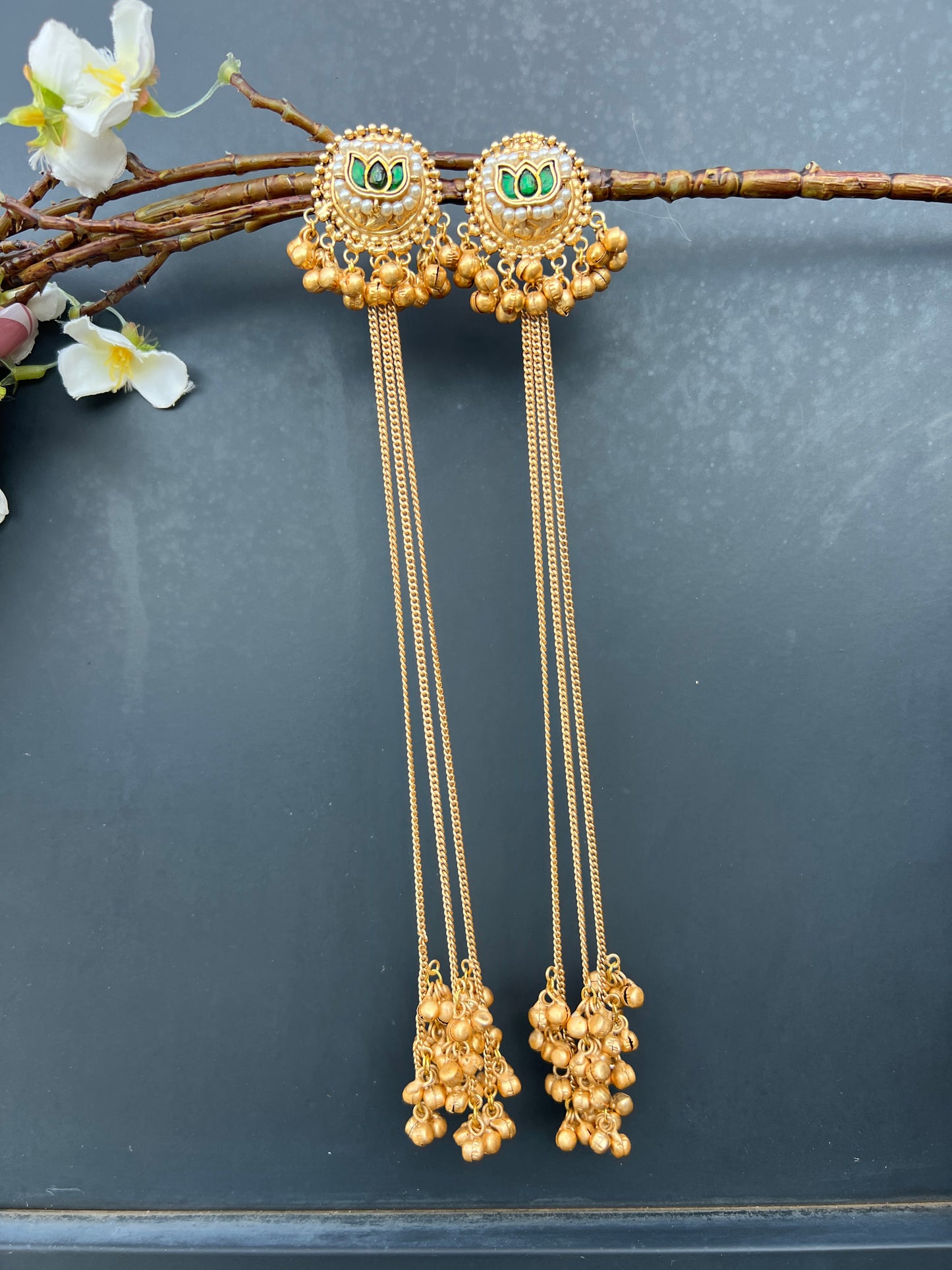 Sahiba long earrings