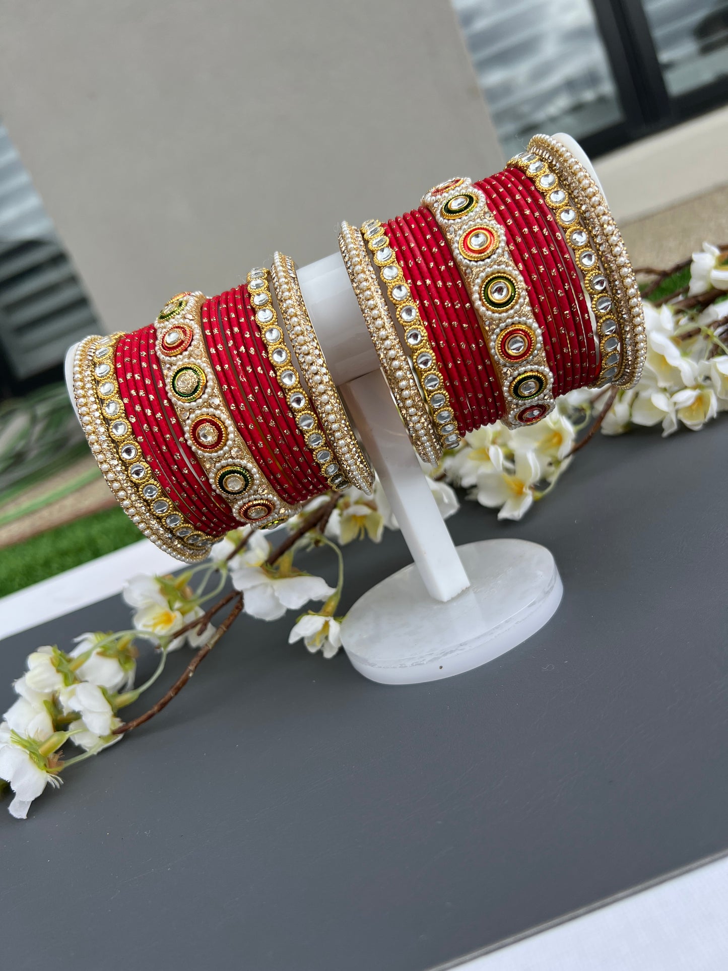Jiya bangles set( stack)