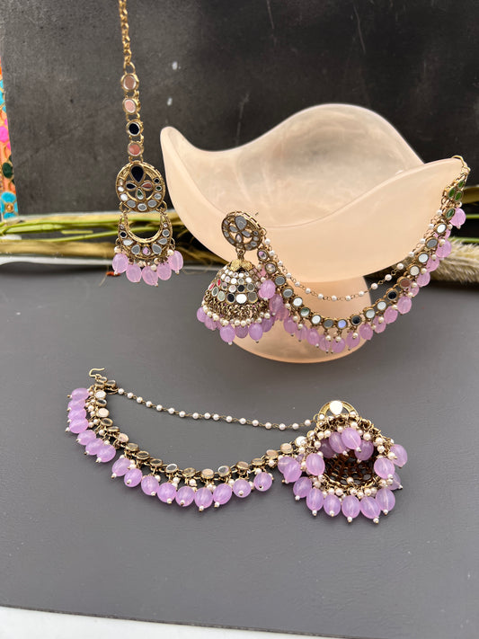 Lailah jhumka tikka see