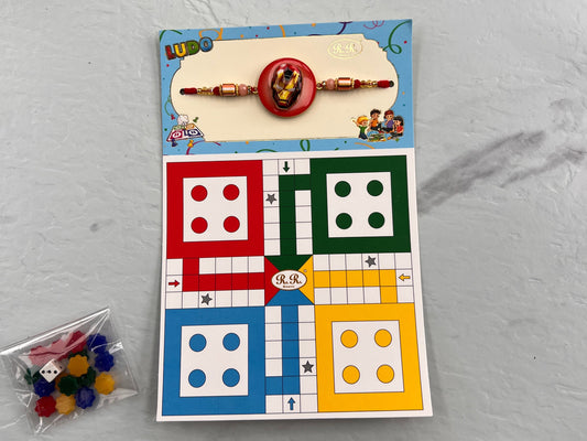 Iranman Game rakhi ( 2 games in one:
Ludo and snack ladder)
Spider man
