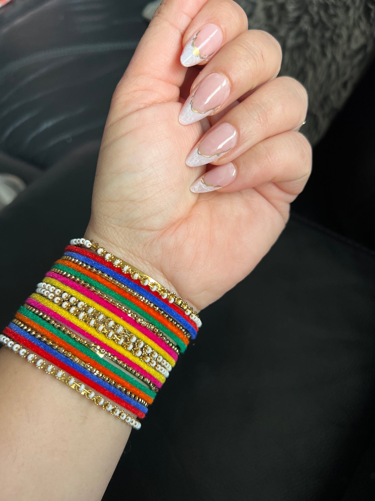 Multi metal bangles