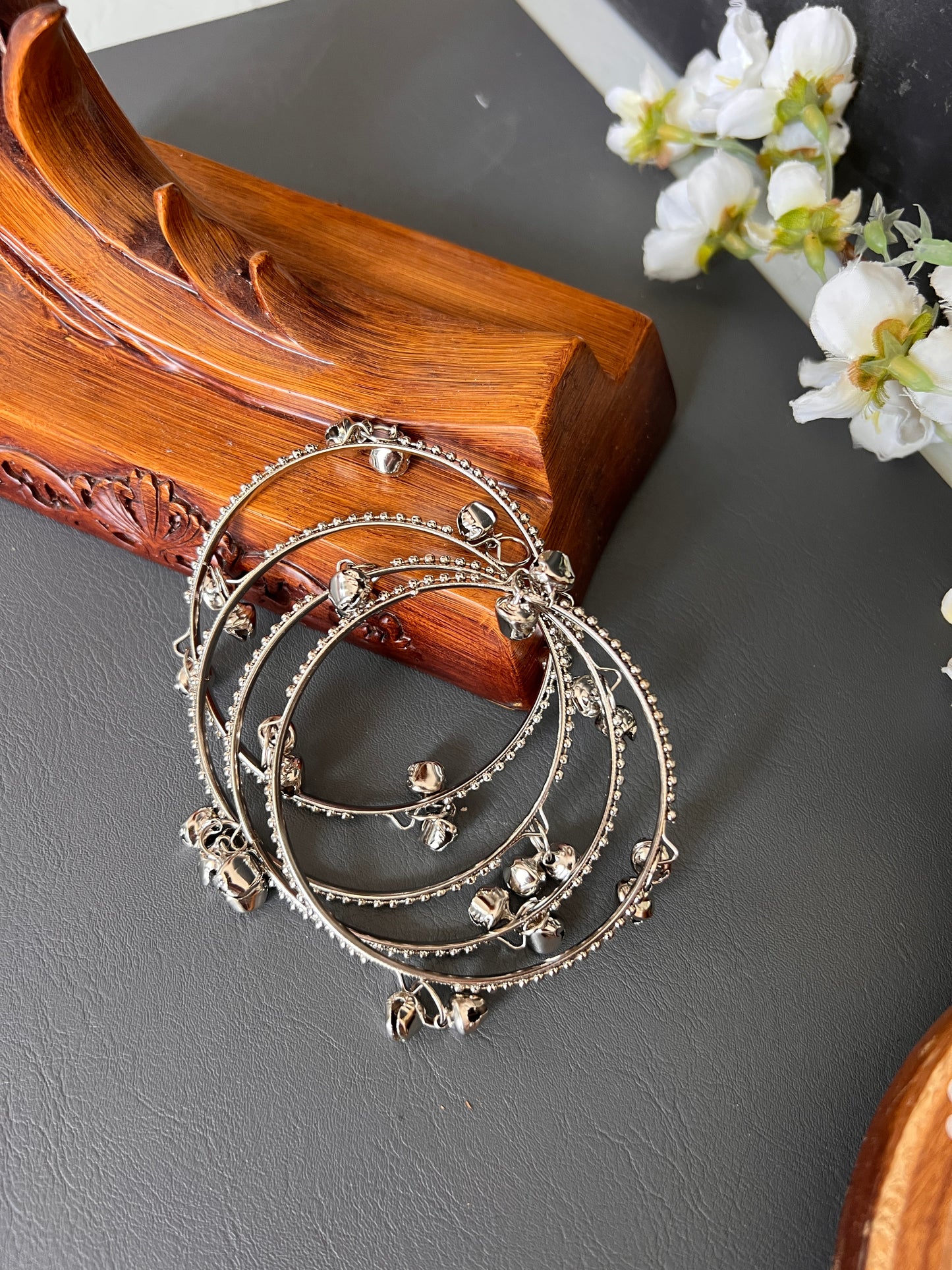 Silver Kashmiri bangles