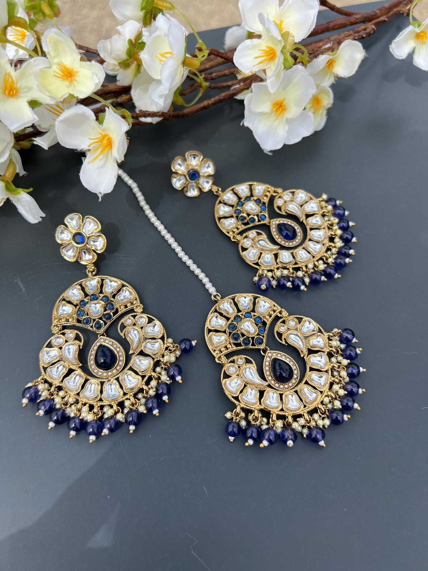 Nitika earrings tikka set