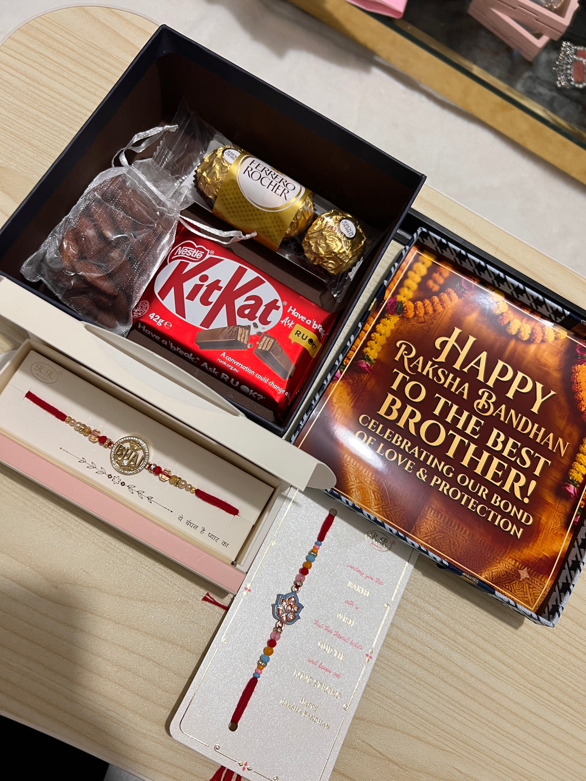 Simple & sweet Brother Rakhi hamper