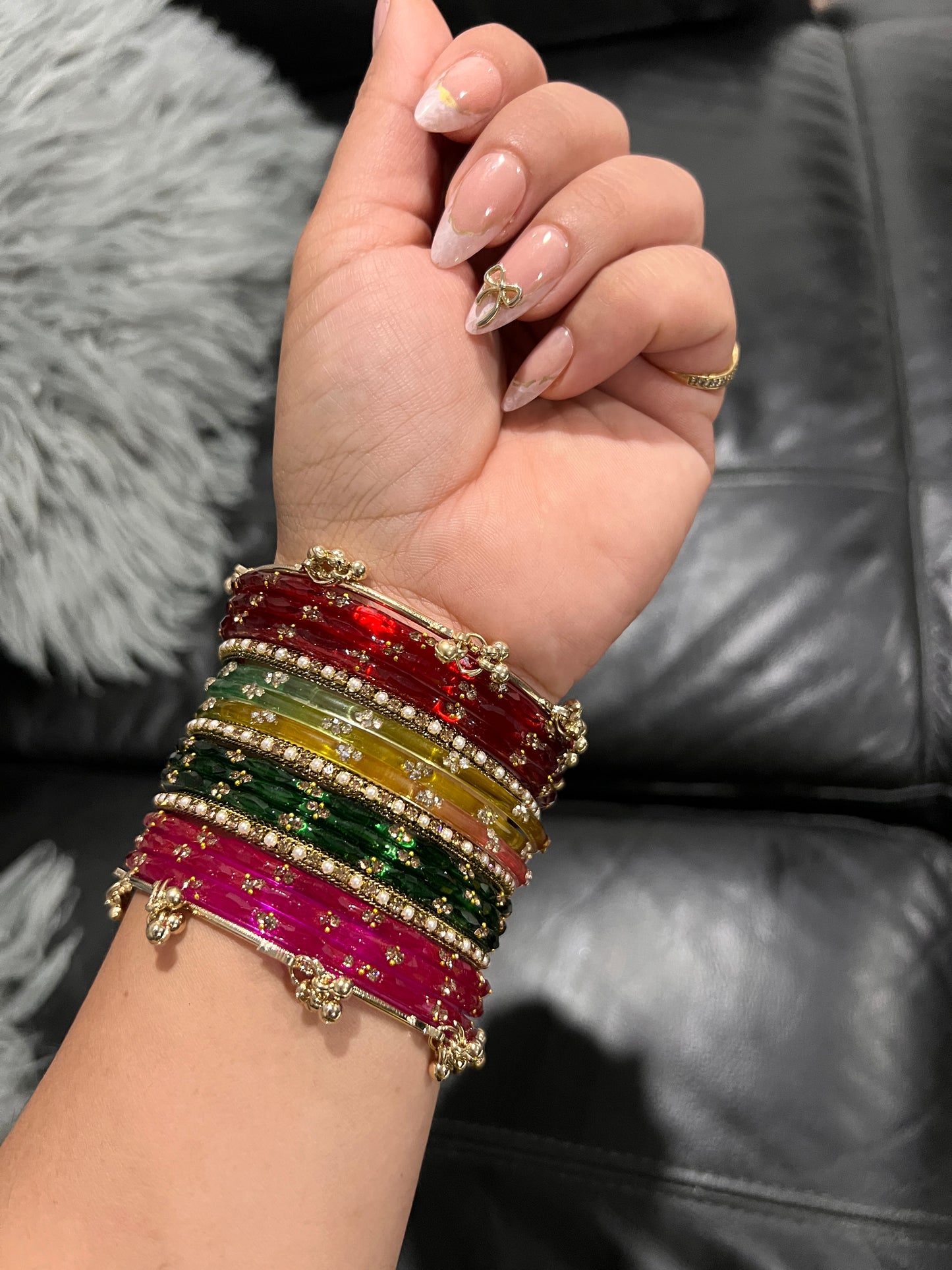 The Shahi Rainbow Choodiyan (Both hands)