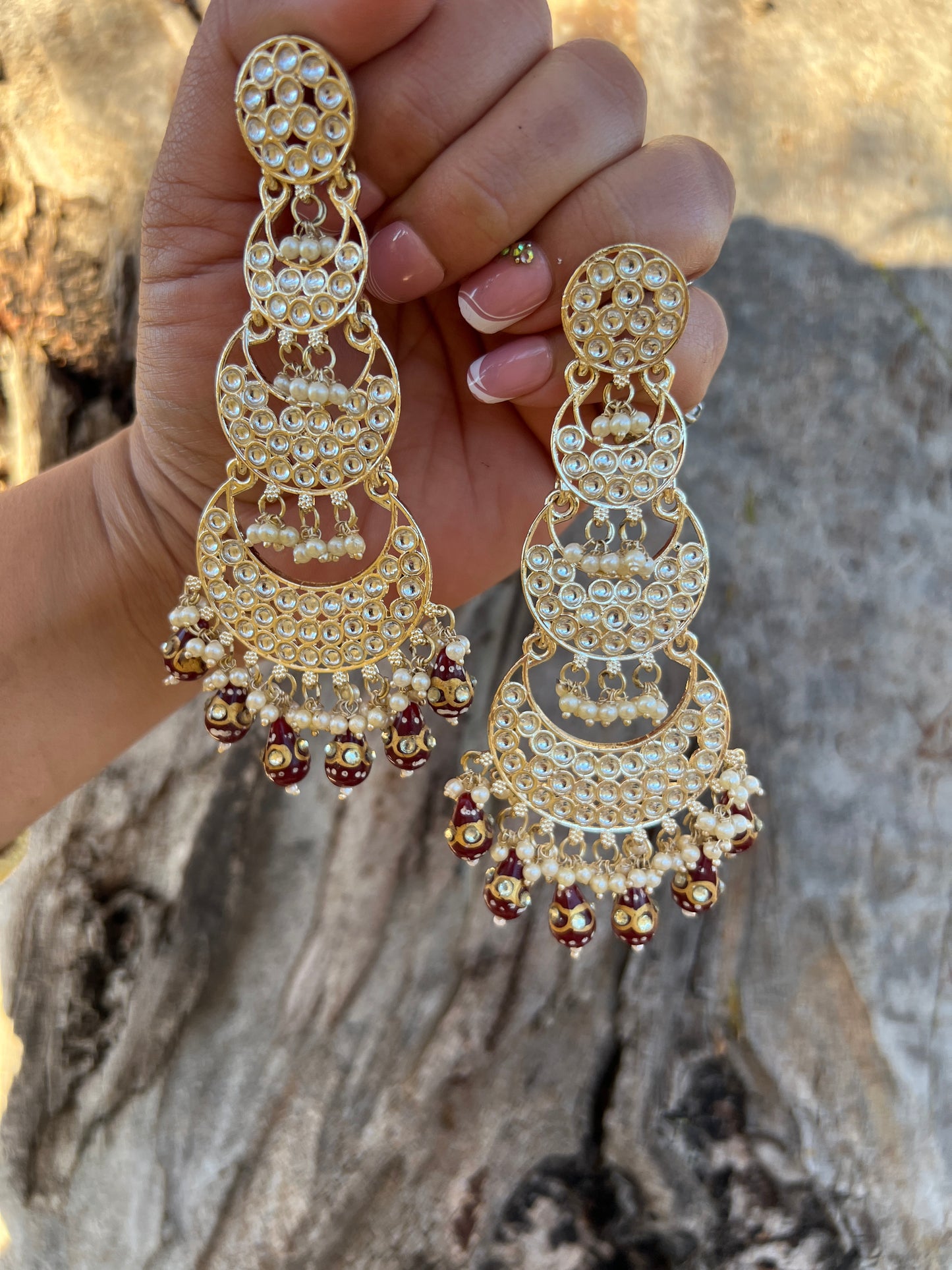 Raashi long earrings