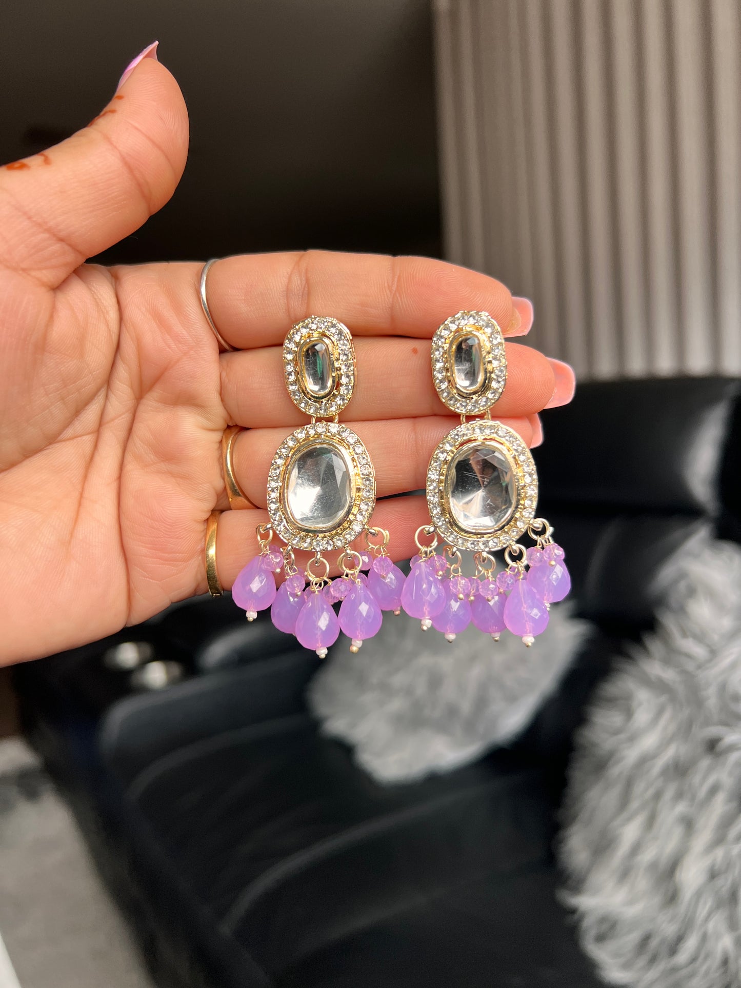Kundan earrings