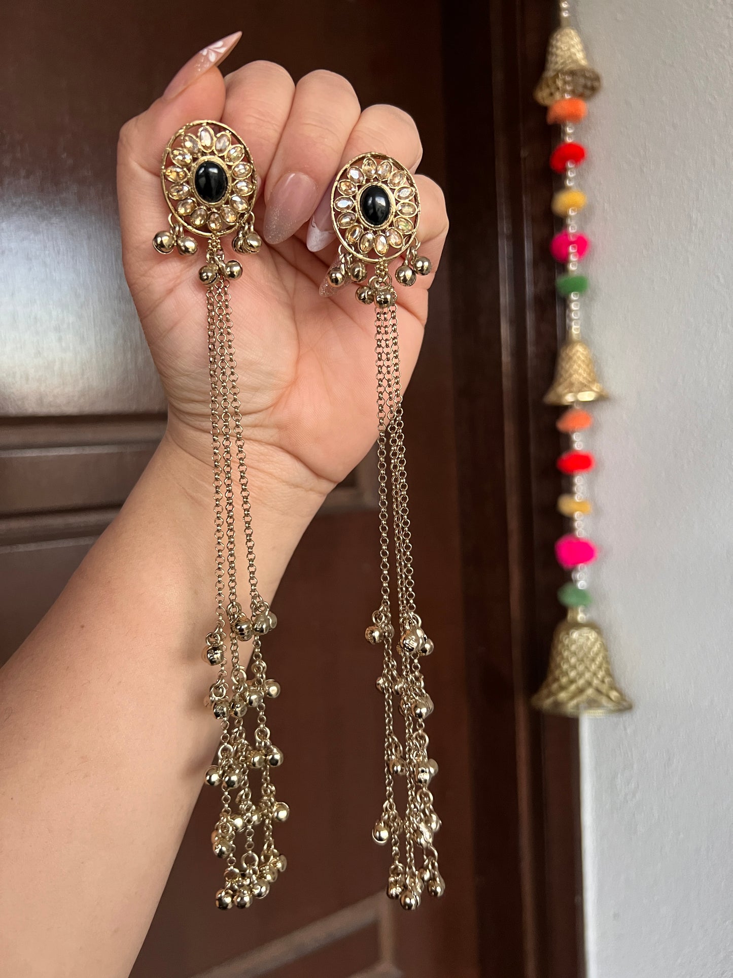 Nabhya Kashmiri long earrings
