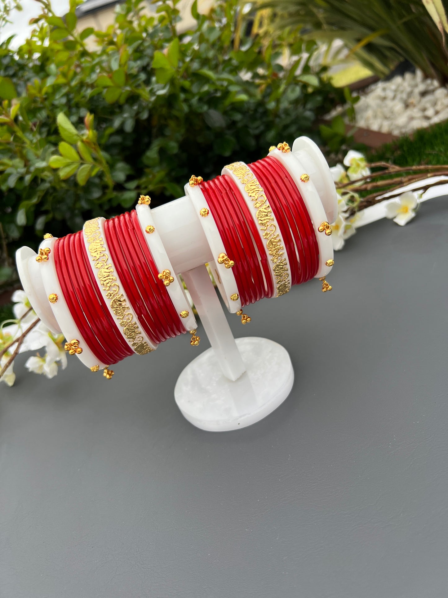 Glass bangles chooda set