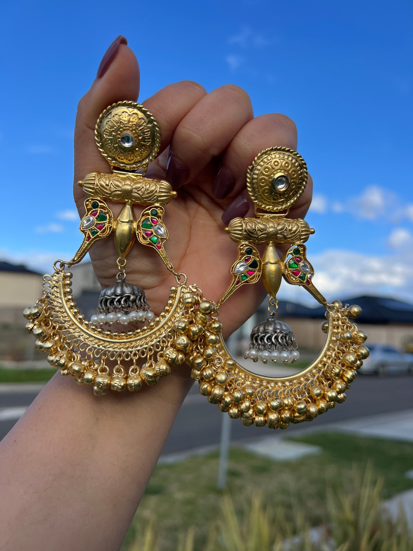 Nabhya oversize earrings