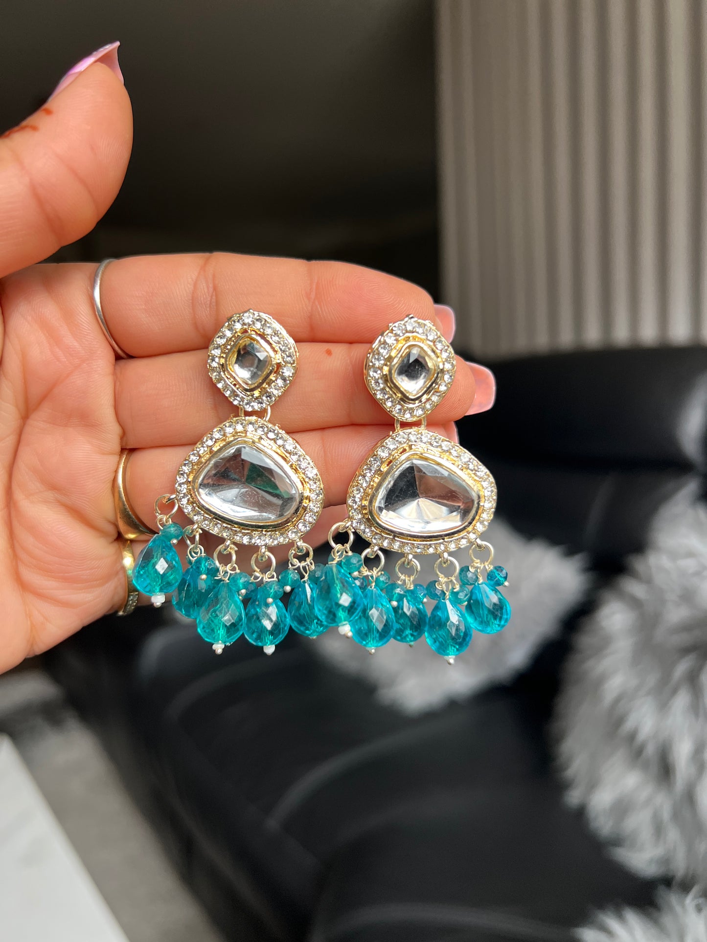Kundan earrings