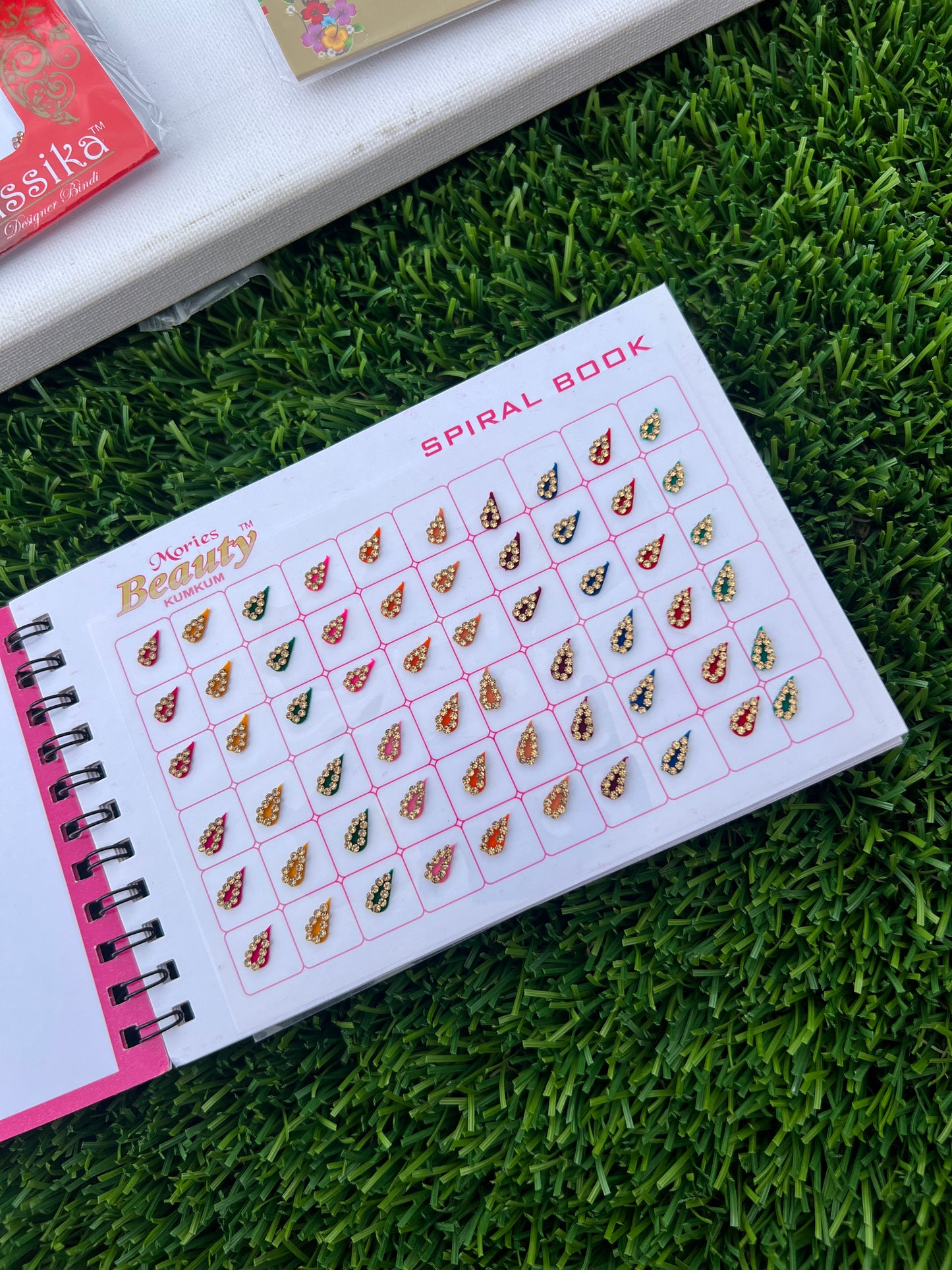 Multi colour stone bindi book (300 bindi)