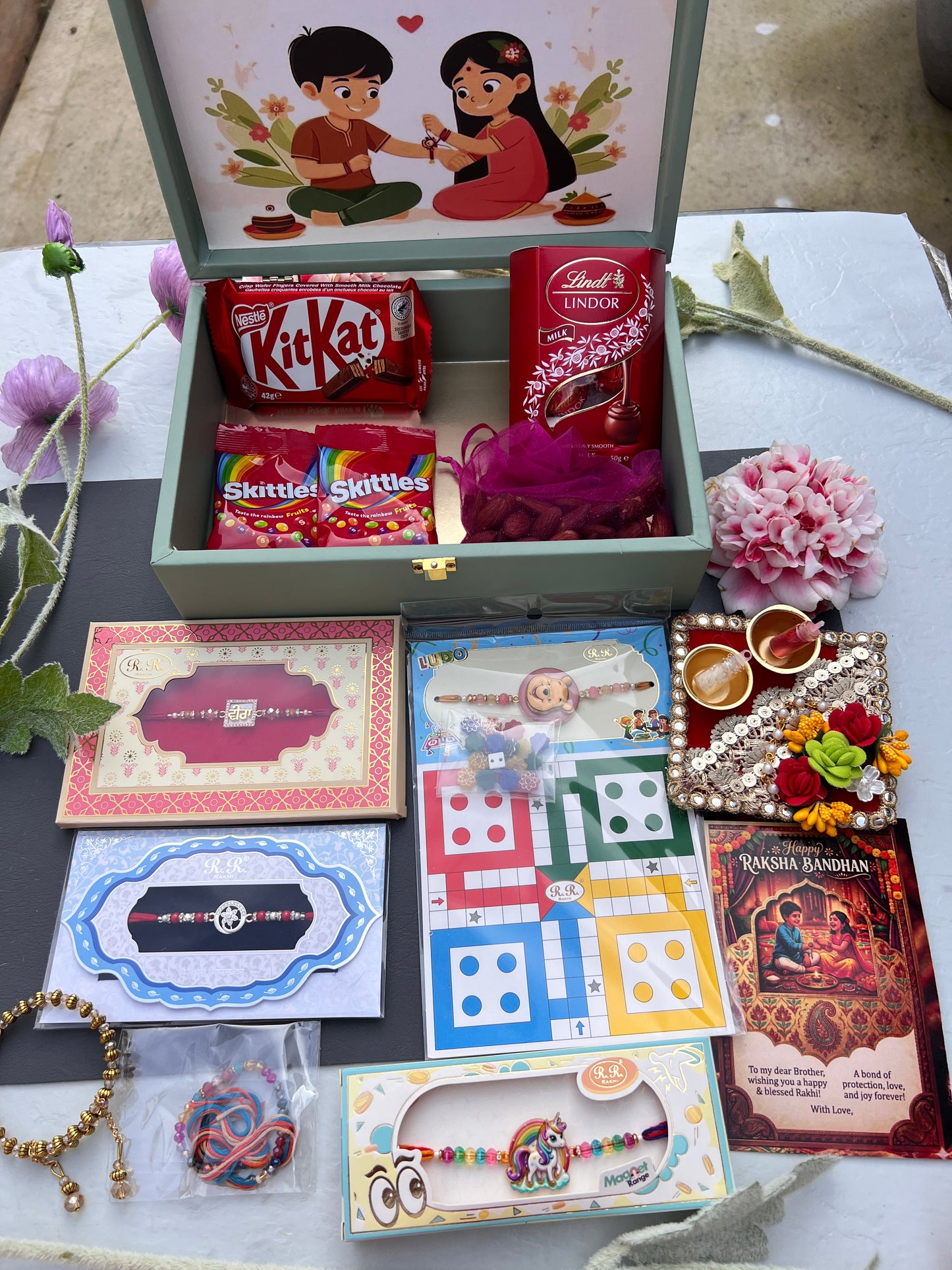 Premium Large Family Rakhi hamper ( Rakhi)