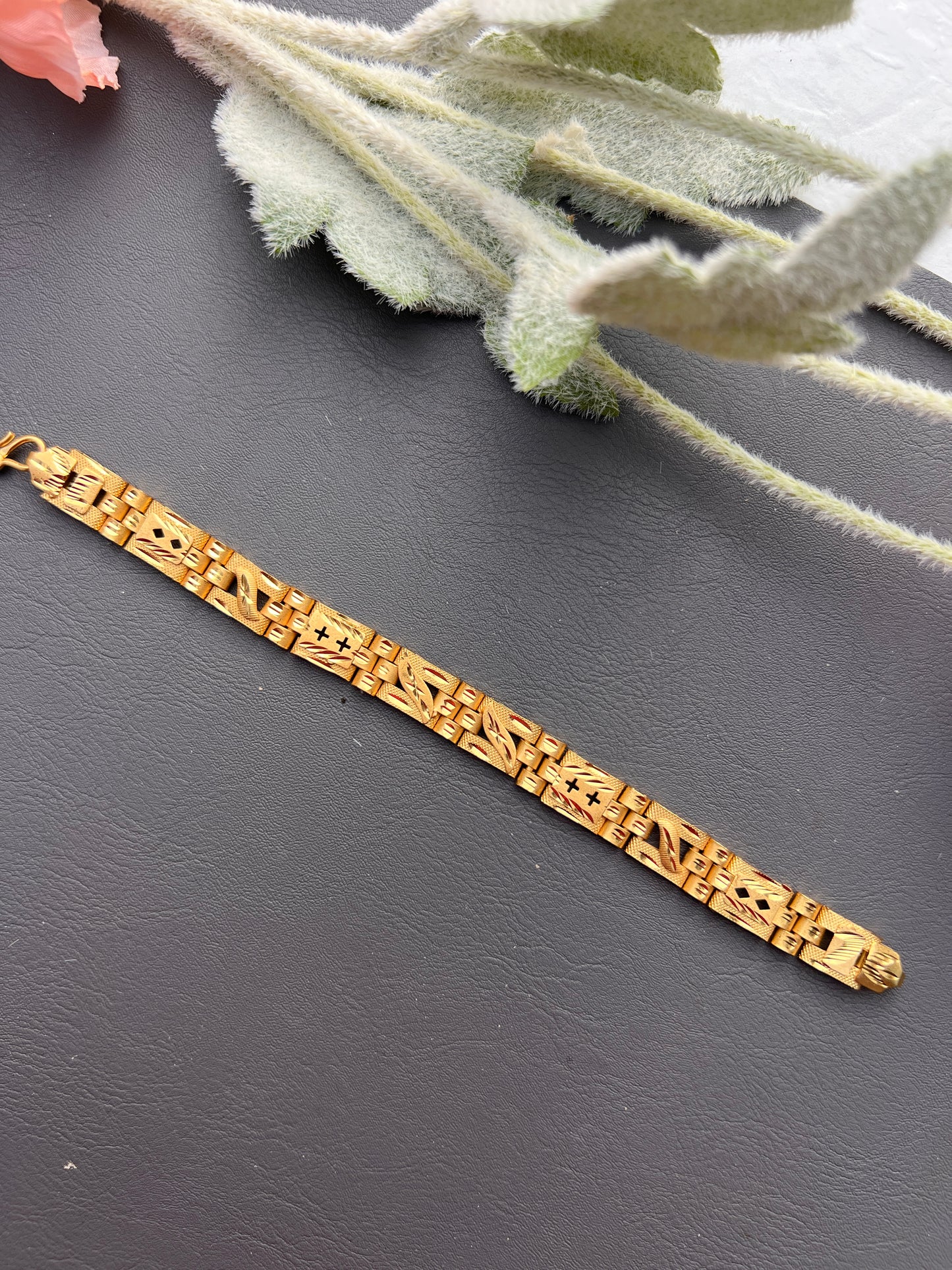 Arjun Gold-Finish Daily Bracelet"