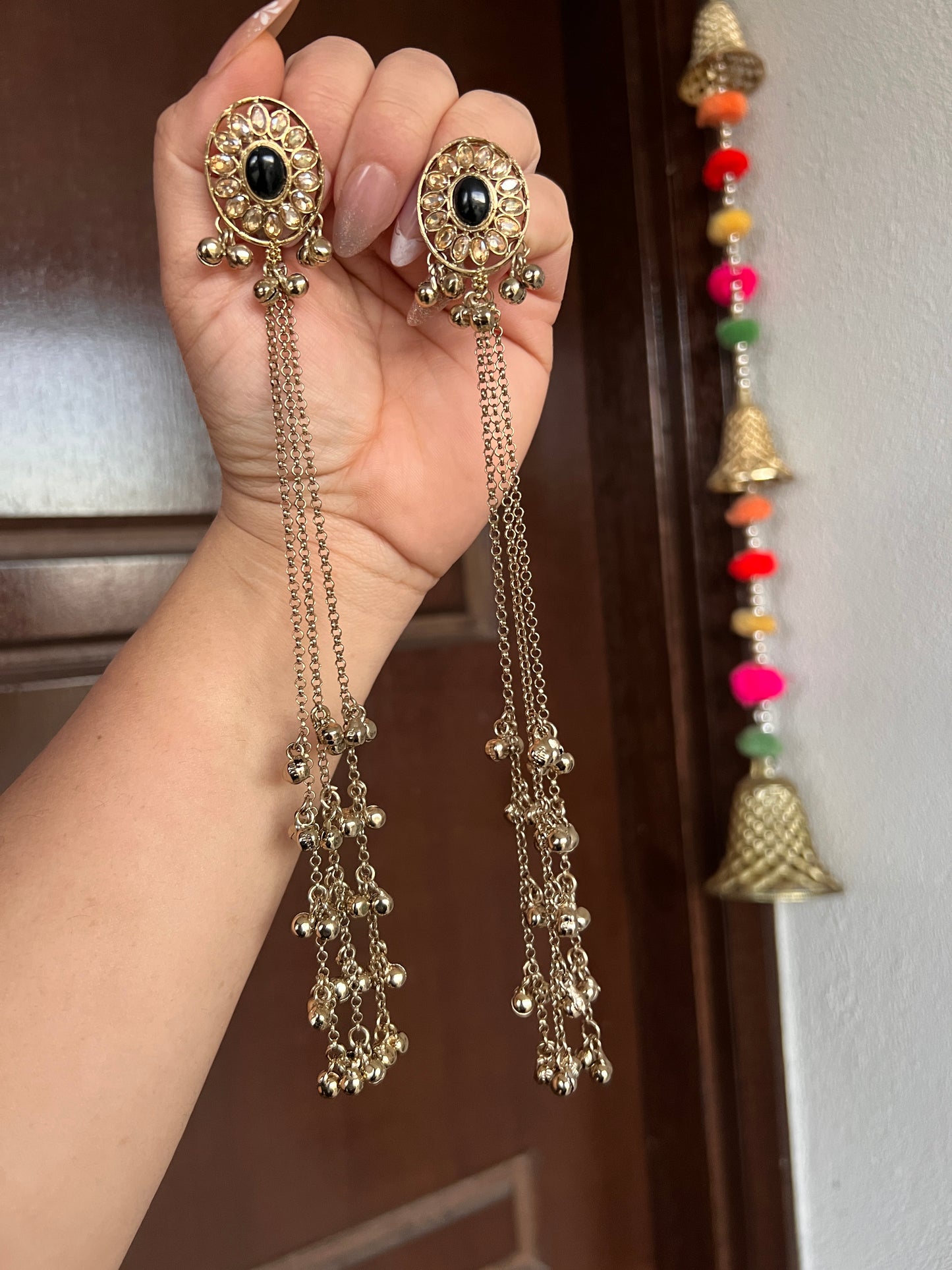 Nabhya Kashmiri long earrings