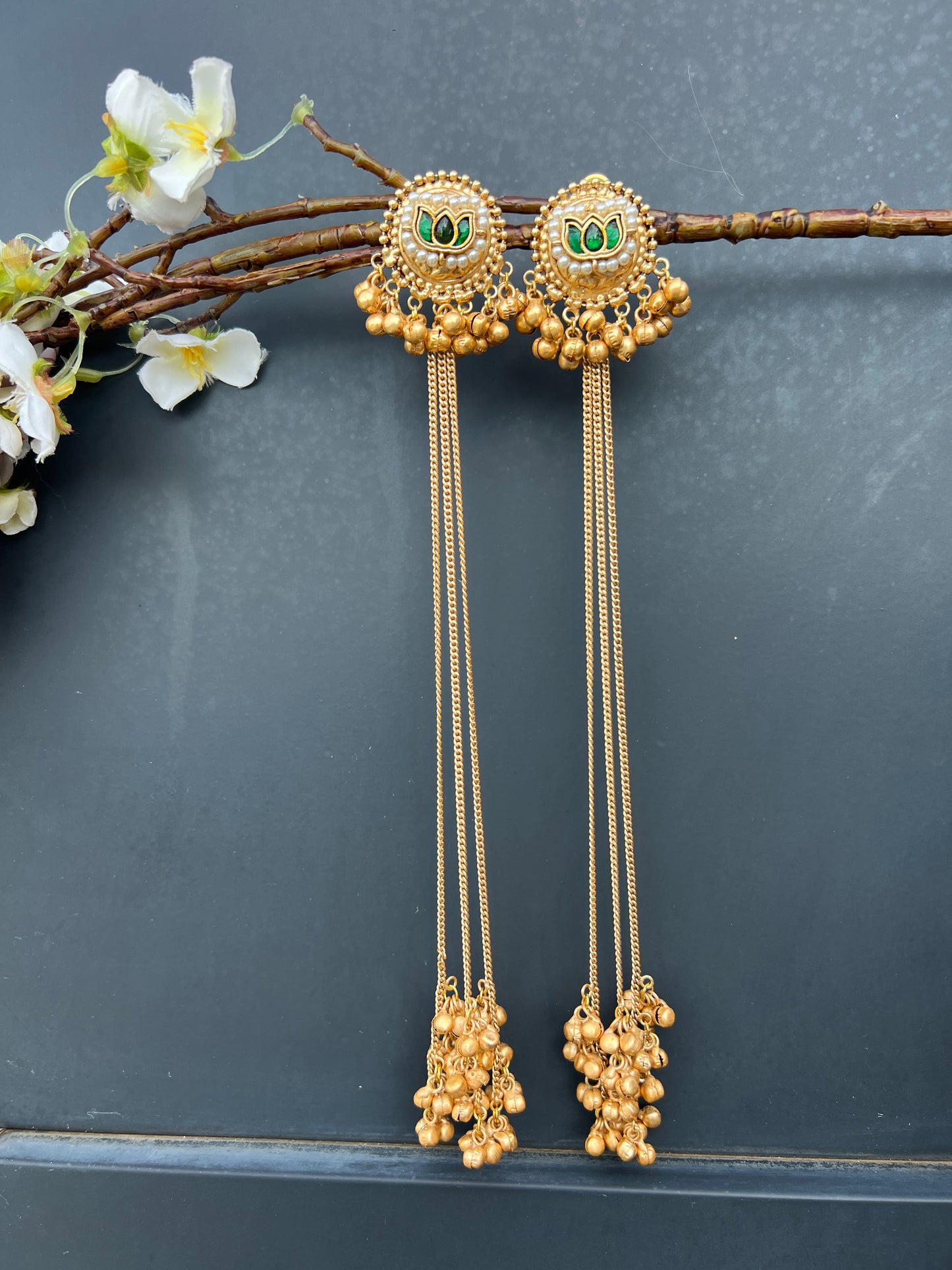 Sahiba long earrings
