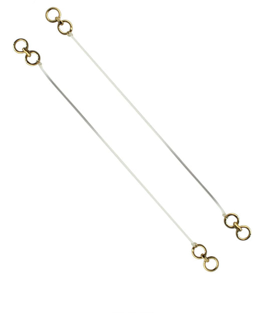 Invisible Transparent Stretchable Heayy Earrings Support Ear Chain ( 2 pairs )