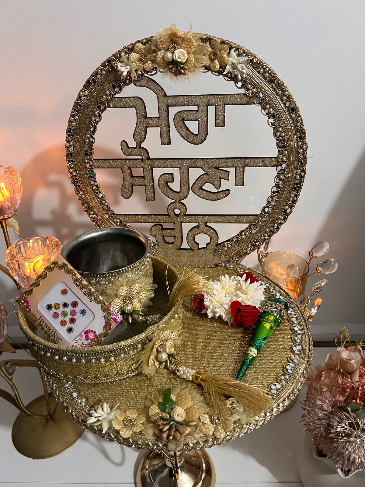 Riyaaz Karwachauth thali