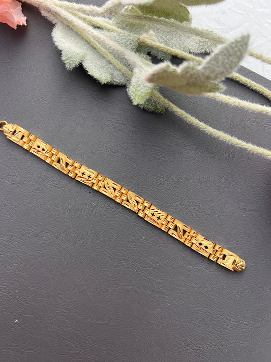 Arjun Gold-Finish Daily Bracelet"