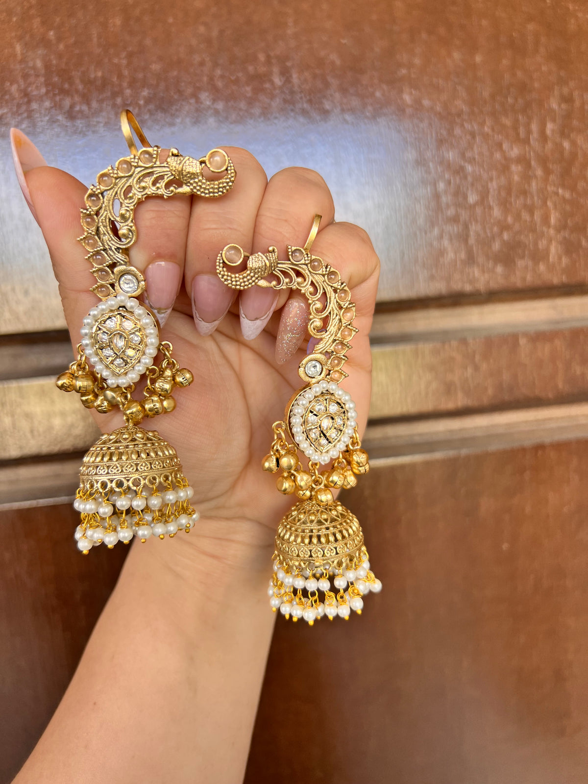 Vibha Kanphool Jhumki Earrings