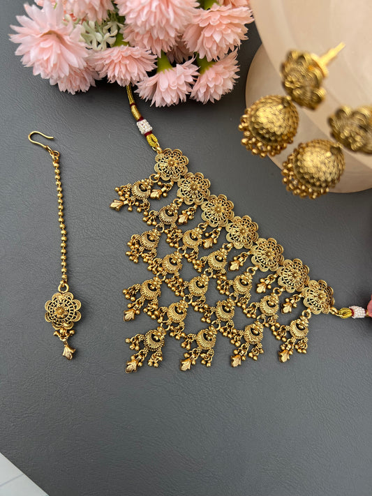 Tanishri Choker Necklace Set