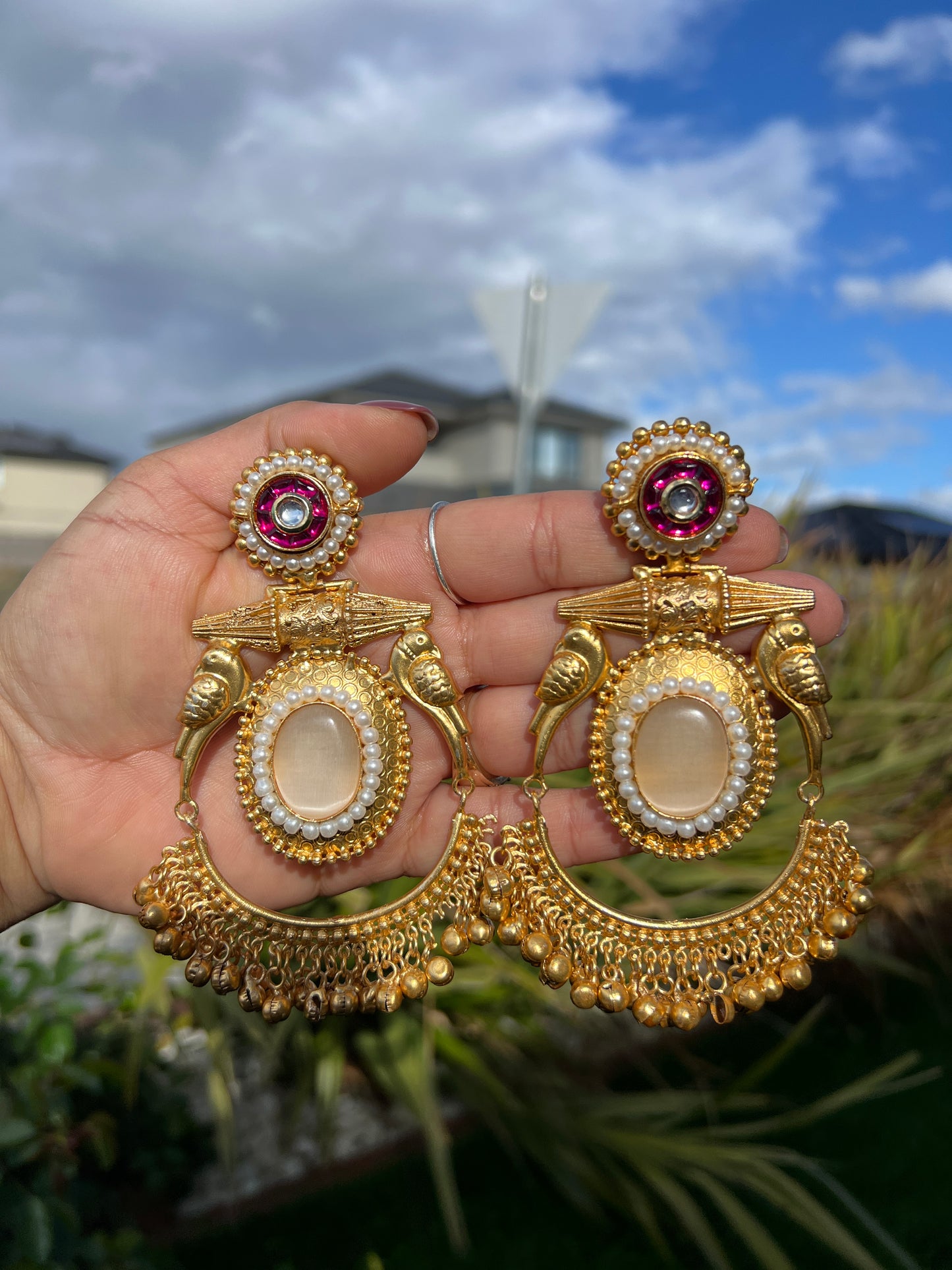 Nidhi oversize earrings