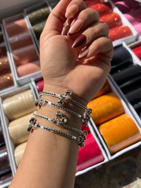 Silver Kashmiri bangles