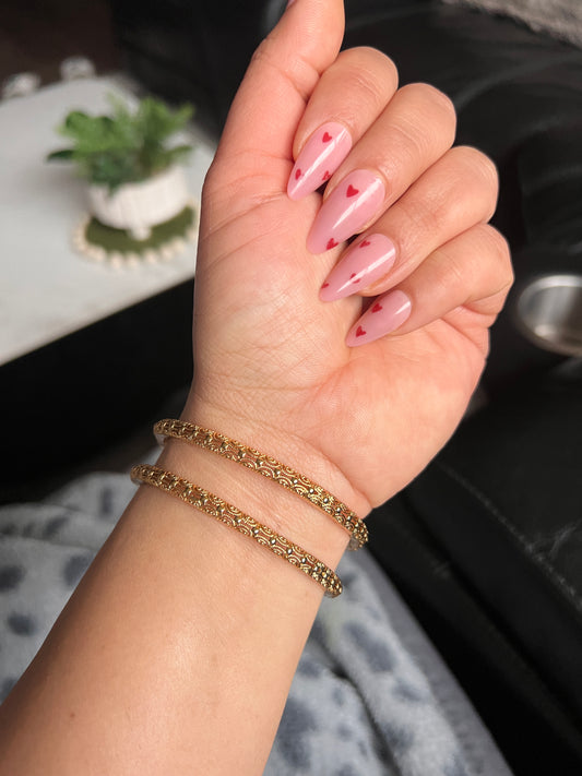 Seevi gold plated bangles ( pair)