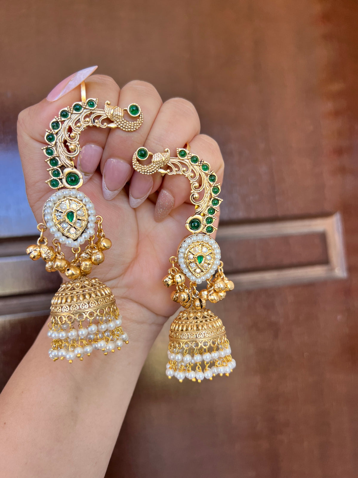 Vibha Kanphool Jhumki Earrings