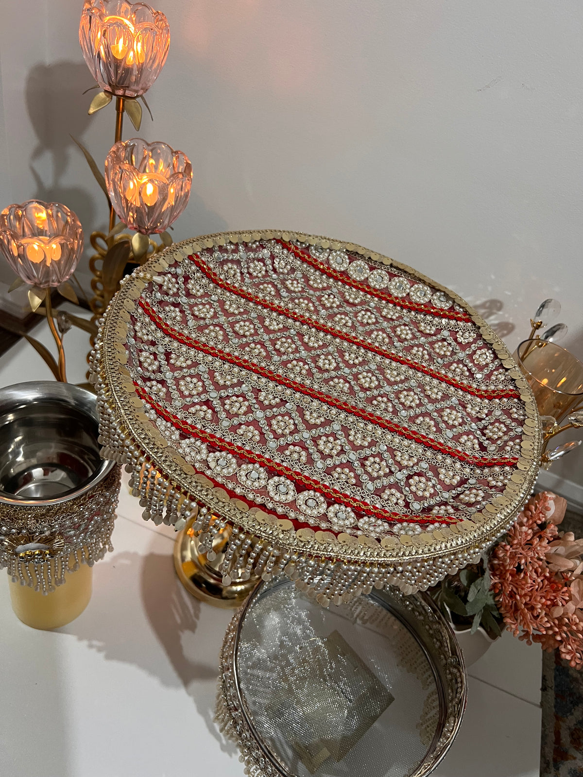 Romika Karwachauth Thali set