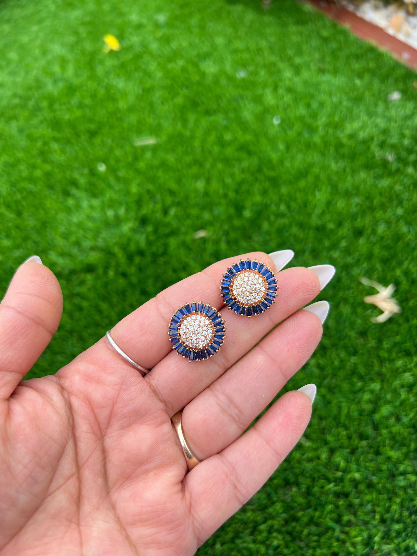 American diamond studs