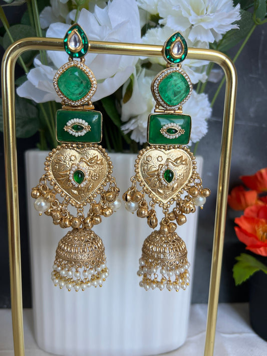 Inara Kashmiri long earrings
