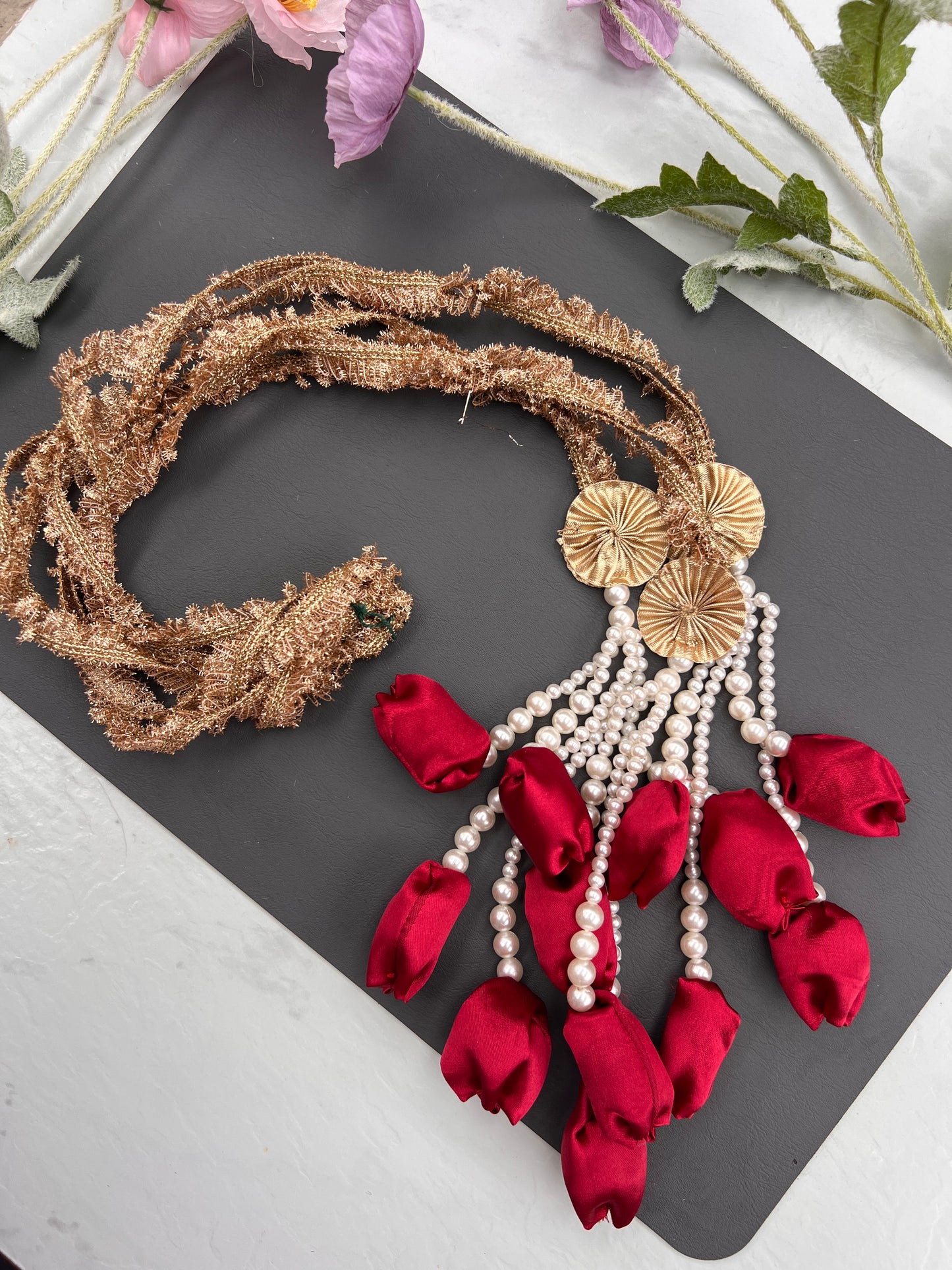 Red rose handmade parandis