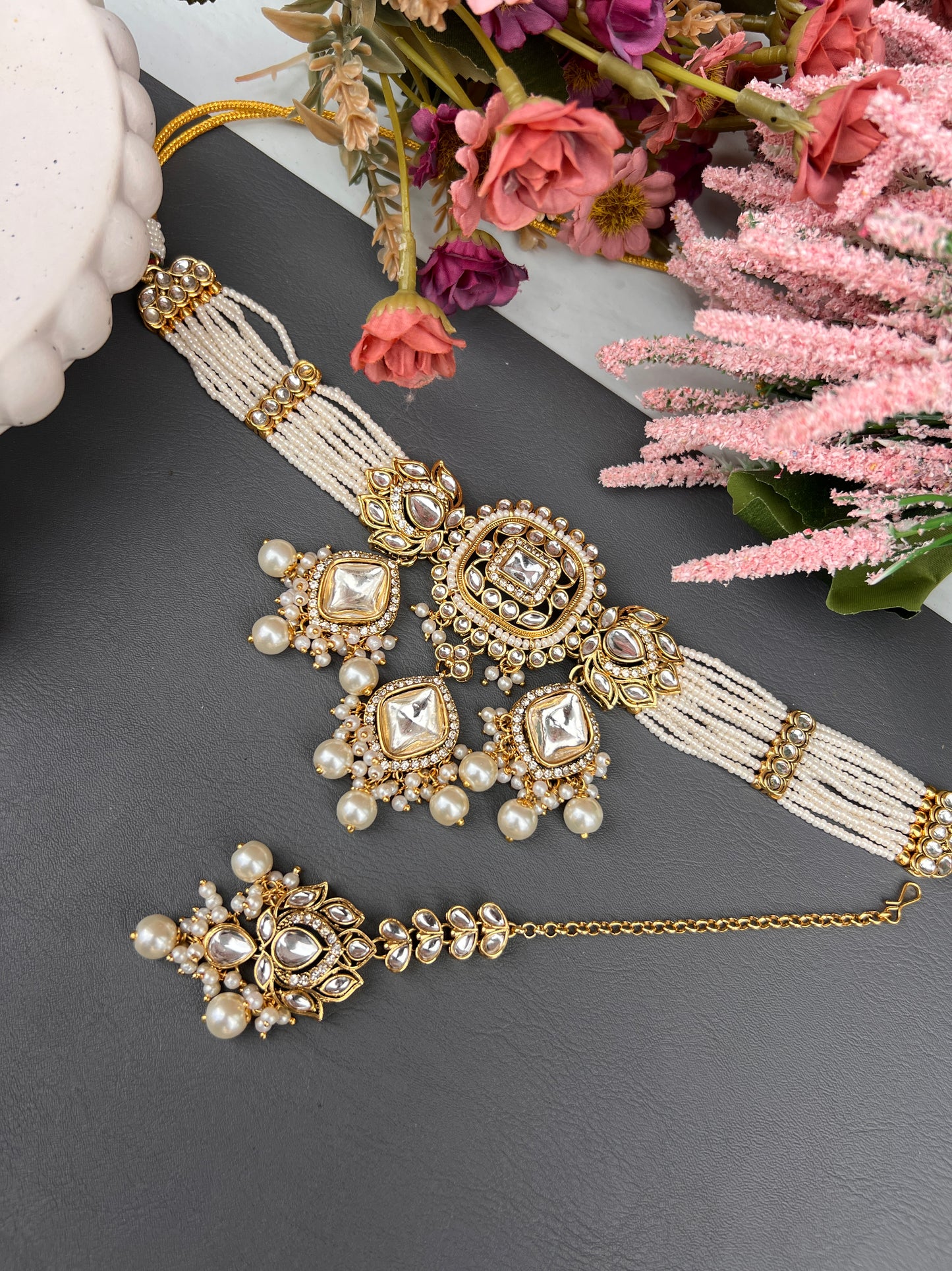 Shaira choker necklace set