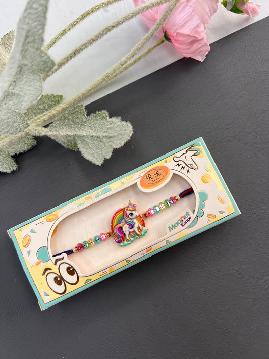 Unicorn Kids magnetic Rakhi