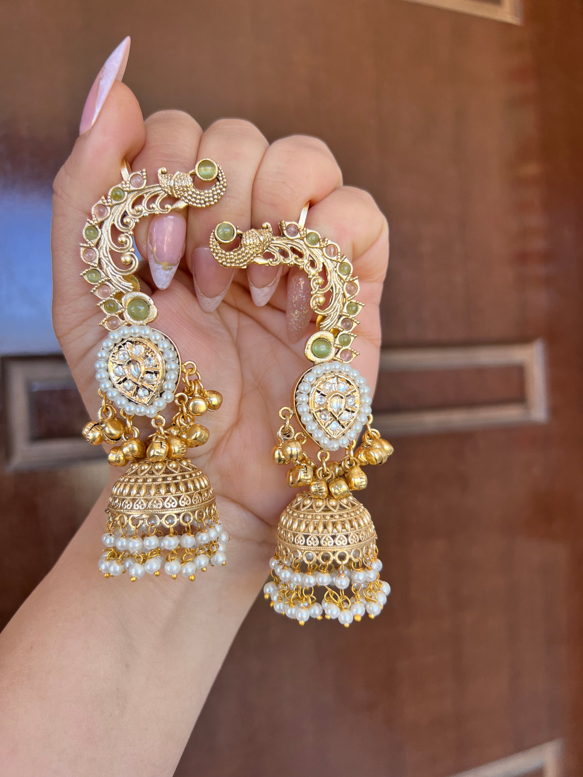 Vibha Kanphool Jhumki Earrings