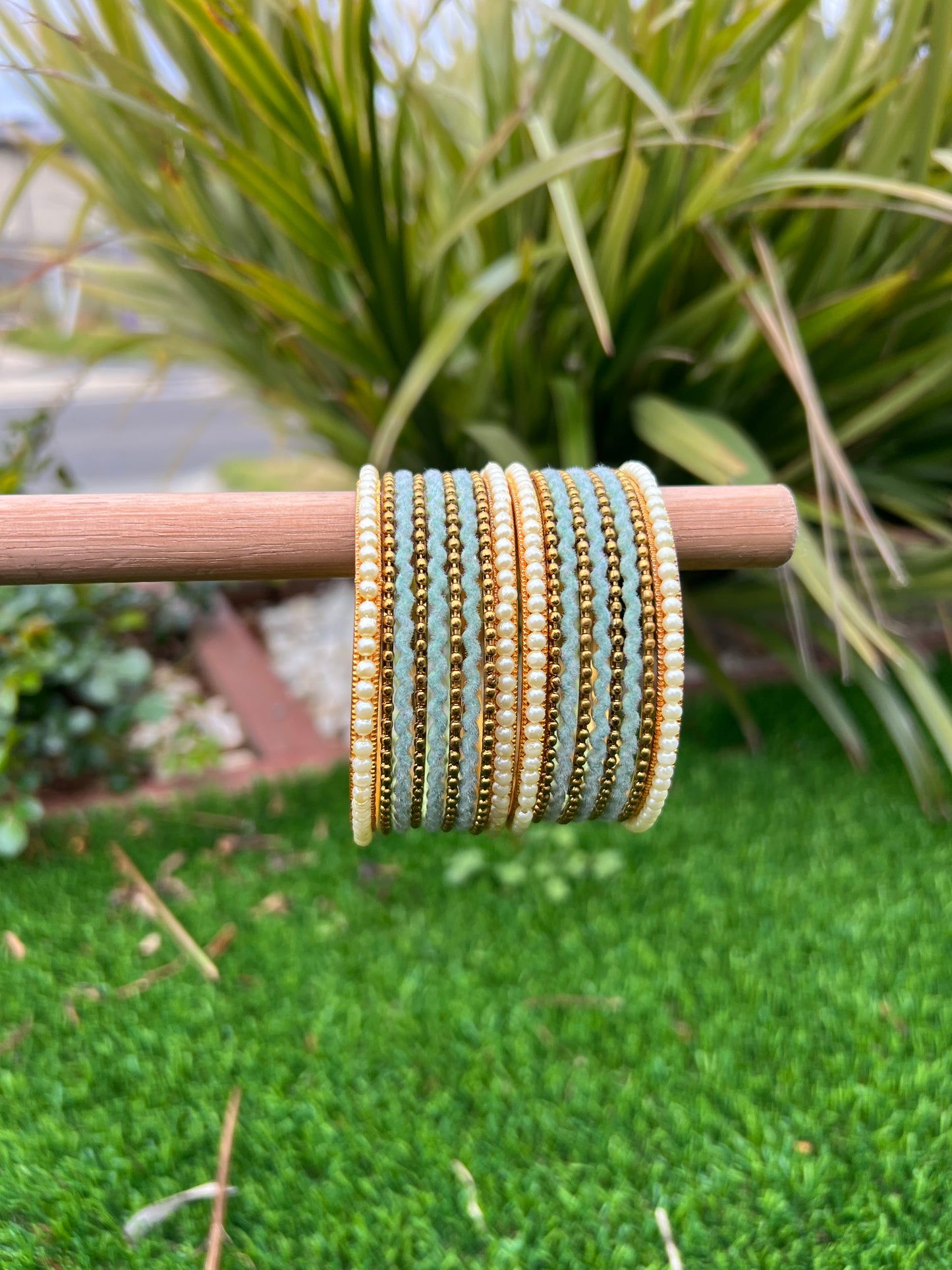 Mint Metal bangles