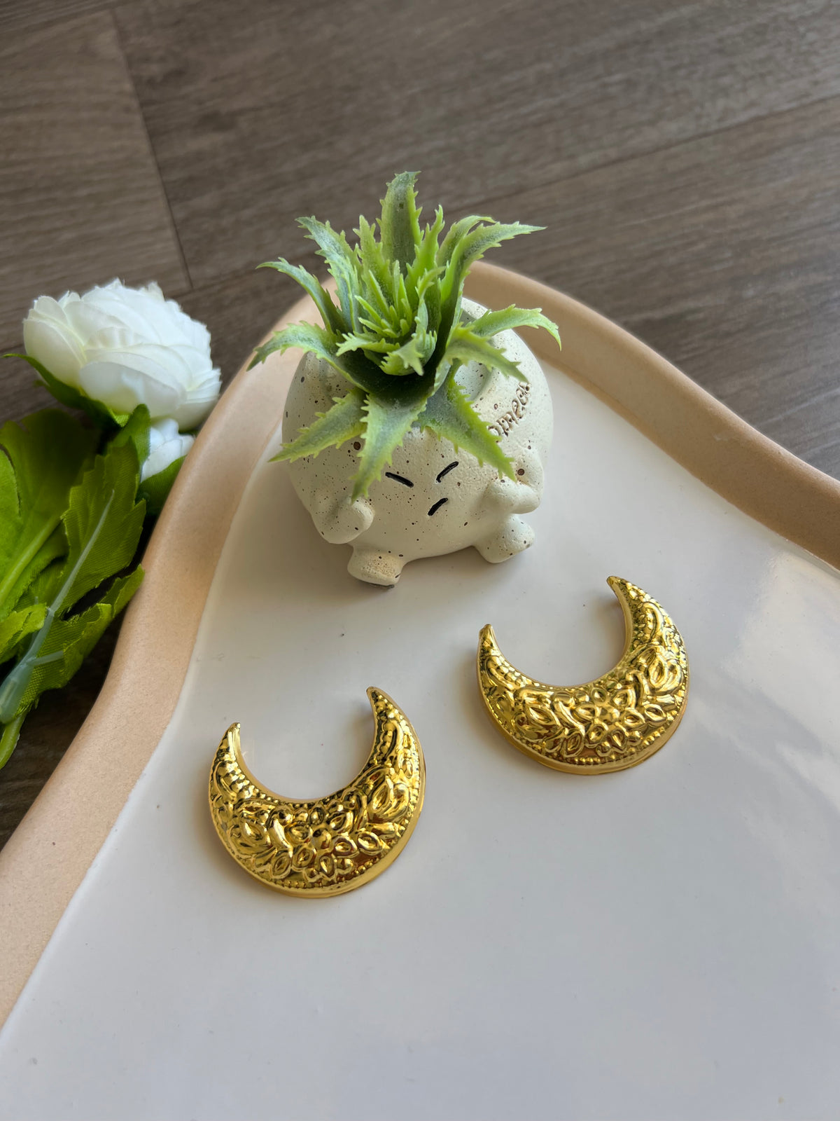 Chandni" Moon hair Charm Set