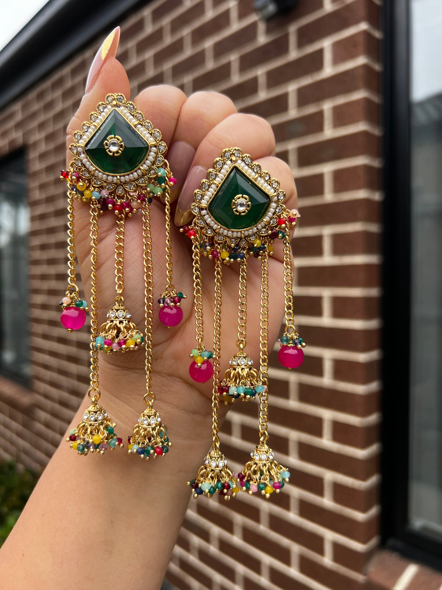 Sreeja long earrings