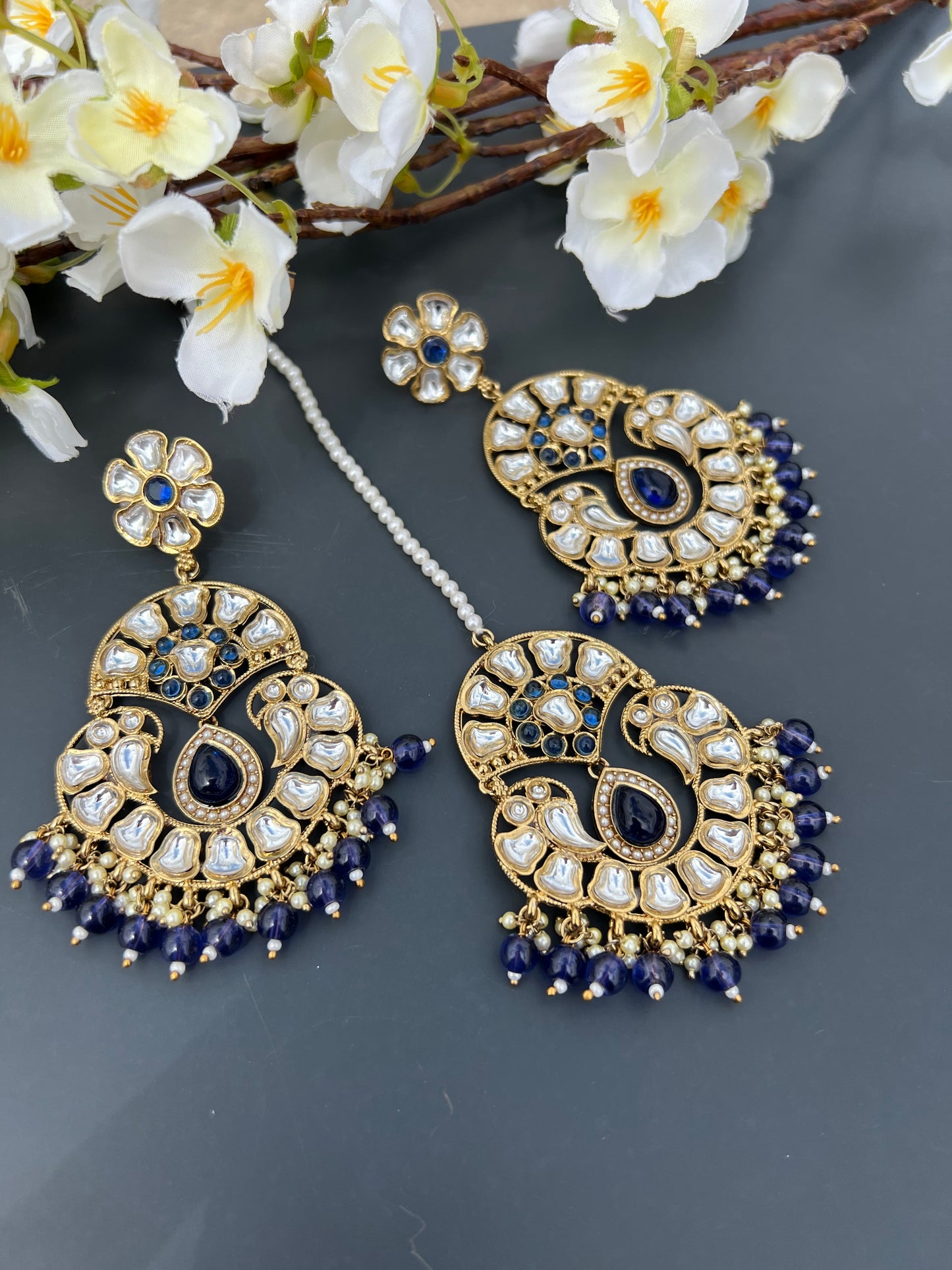Nitika earrings tikka set