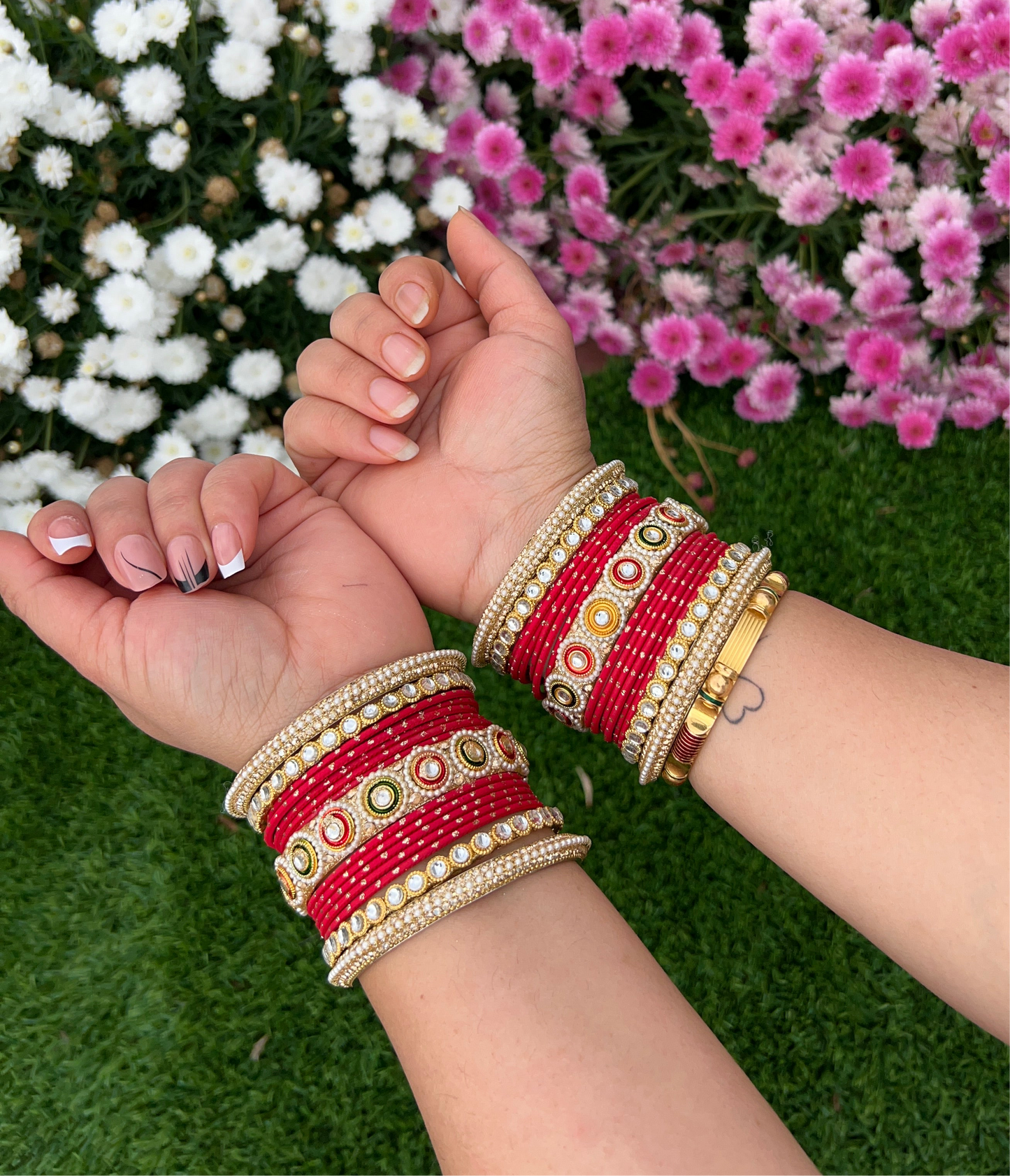 Jiya bangles set( stack)