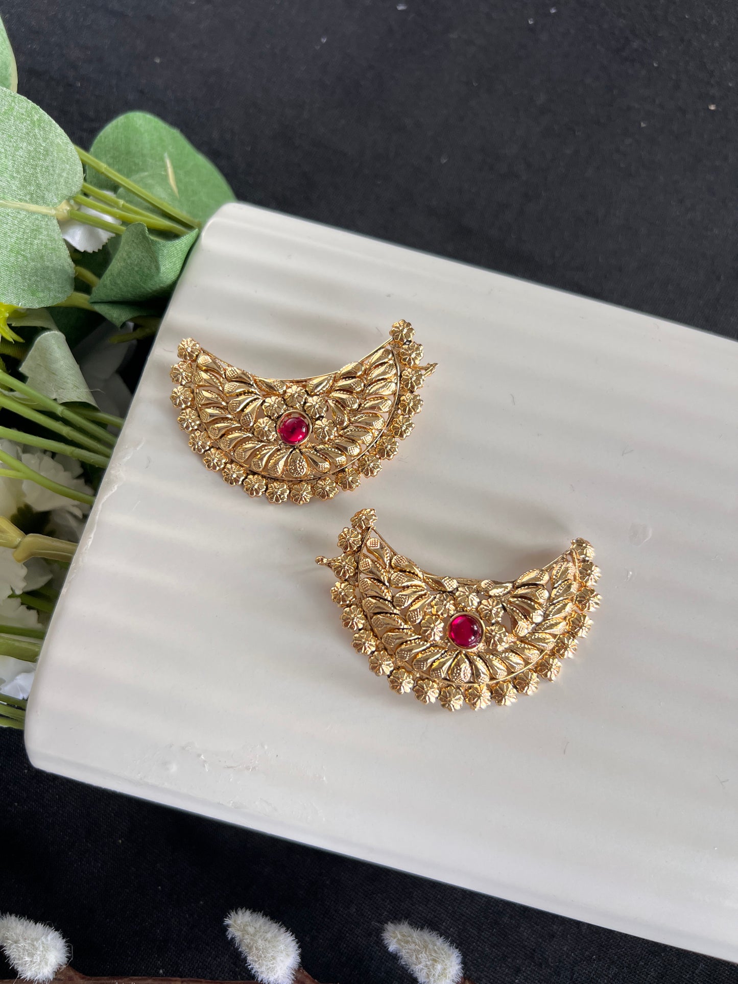 The Heer Crescent Clips( pair)