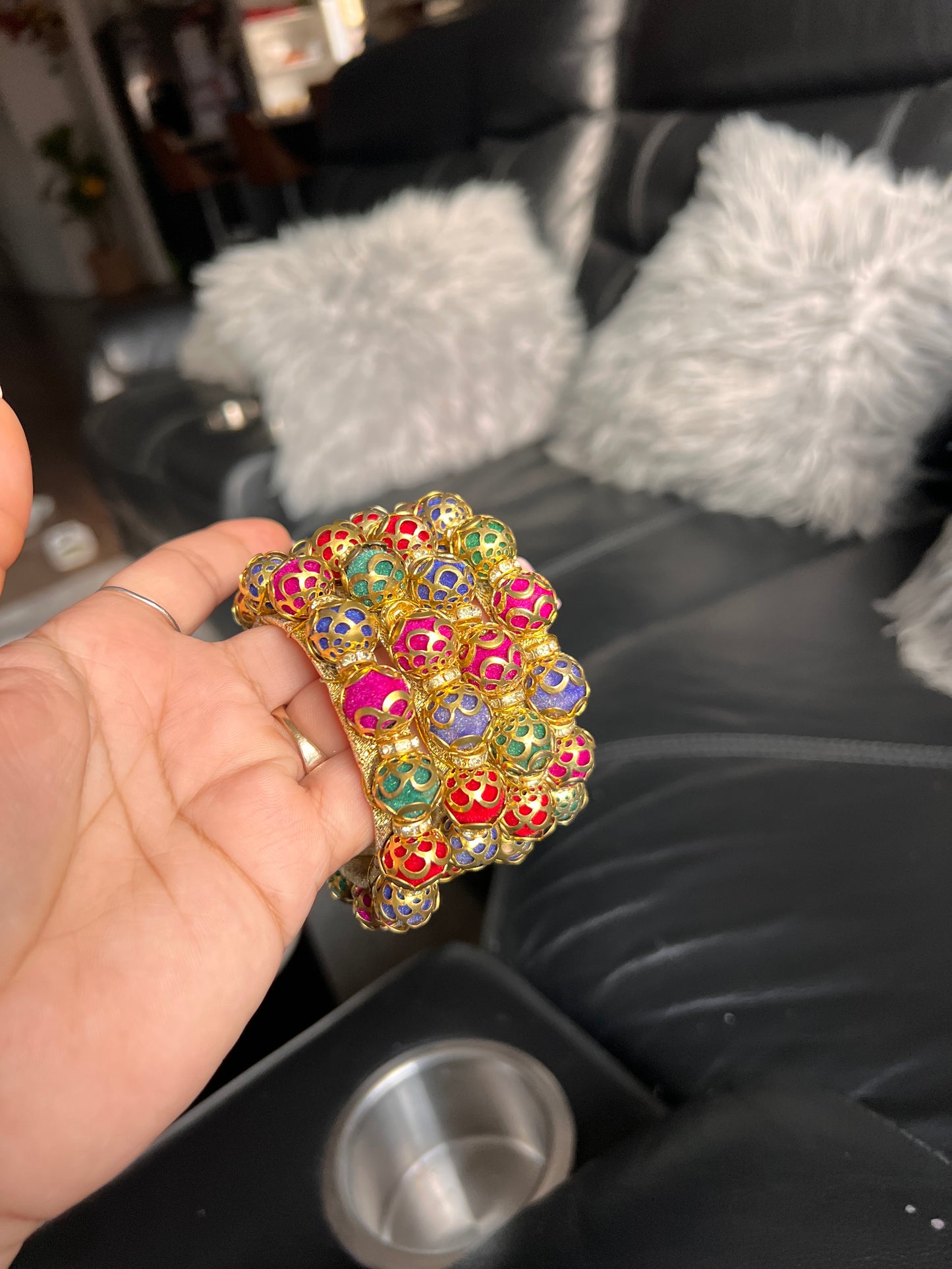 Coloured bangles