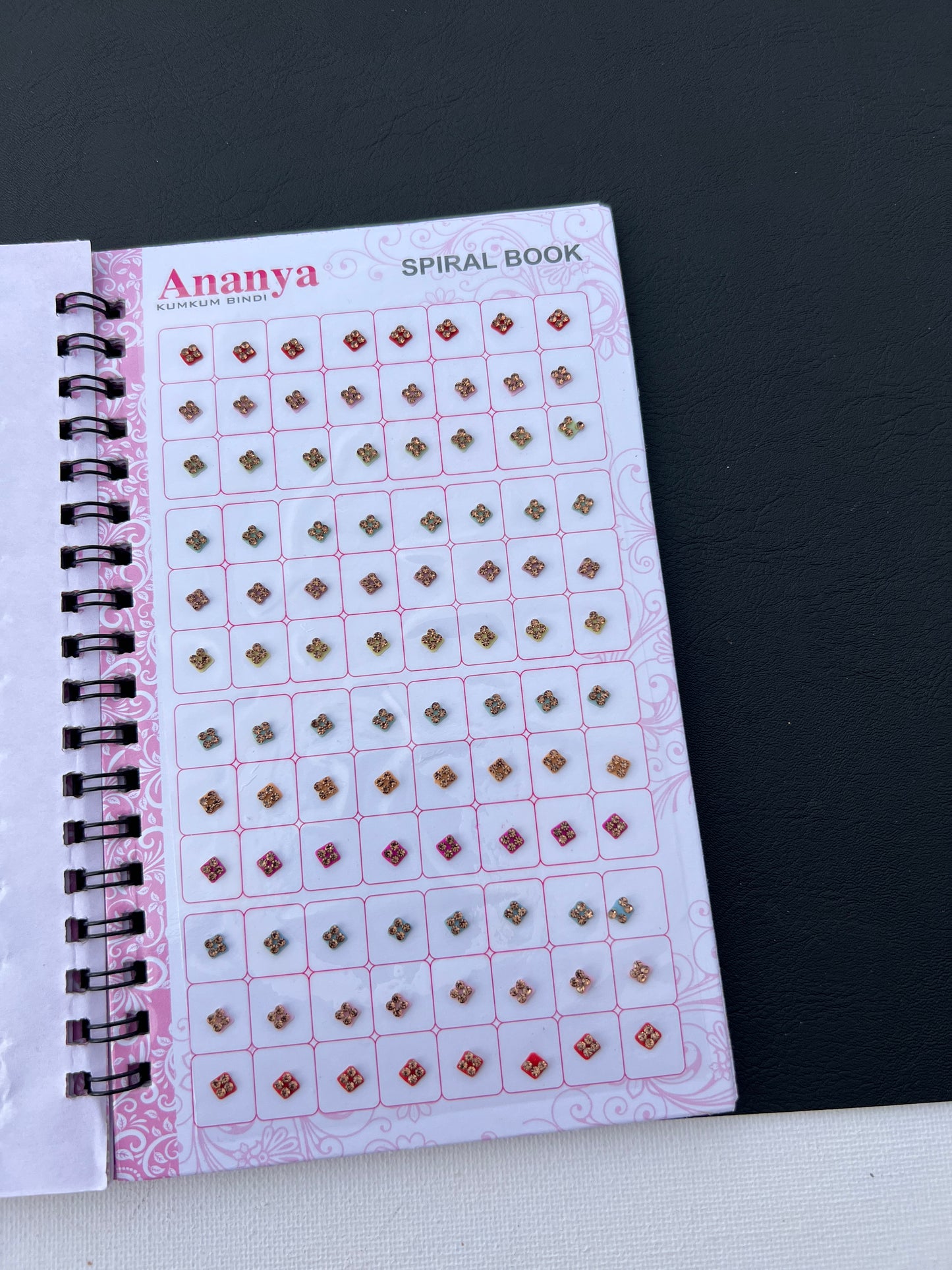 Pastel colours Border stone bindi book (960 bindi)